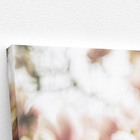 Quadro Magnólia Yulan Rosa Flor Chinesa Canvas 100x70cm