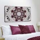 Quadro Mandala Vinho 55x100cm