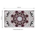 Quadro Mandala Vinho 55x100cm