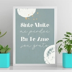 Quadro Mantra Hoponopono 33x24cm Moldura:madeira Branca