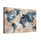 Quadro Mapa Mundi -- Br Artes