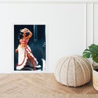 Quadro Maria Navalha - Umbanda 24x18cm - Com Vidro Moldura:ma