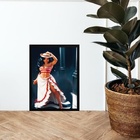 Quadro Maria Navalha - Umbanda 33x24cm - Com Vidro Moldura:ma