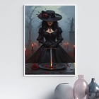 Quadro Maria Quitéria Das Almas 33x24cm Moldura Preta