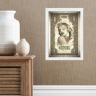 Quadro Marilyn Monroe Dolar 24x18cm - Com Vidro Moldura:madei