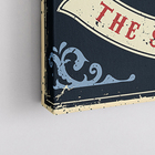 Quadro Marinheiro Lobo Mar Azul Decorativo Canvas 140x90cm