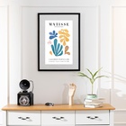 Quadro Matisse Aquarela - 60x48cm Moldura Preta