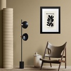 Quadro Matisse Black Grass - 60x48cm Moldura:madeira Branca