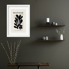 Quadro Matisse Black Grass - 60x48cm Moldura:madeira Preta