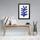 Quadro Matisse Blue Nudes Leaf 45x34cm - Com Vidro Moldura:ma
