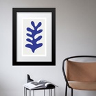 Quadro Matisse Blue Nudes Leaf - 60x48cm Moldura:madeira Preta