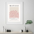 Quadro Matisse Cinza E Rosa - 60x48cm Moldura:madeira Branca