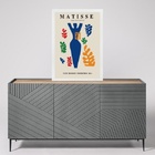 Quadro Matisse - Forma Corpo Feminino 45x34cm - Com Vidro Mol