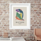 Quadro Matisse Nú Mulher Colorido - 60x48cm Moldura:madeira B