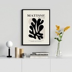 Quadro Matisse - Papiers Découpés 45x34cm Moldura:madeira Bra