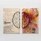 Quadro Mente Humana - Kit 2 Telas