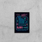 Quadro Meow Is Like Aloha, It Can Mean Anything 33x24cm - Com
