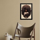 Quadro Meu Black Power Dos Sonhos 33x24cm - Com Vidro Moldura