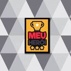 Quadro Meu Herói 45x34cm - Com Vidro Moldura:madeira Branca