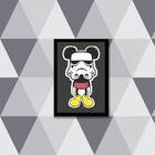 Quadro Mickey Star Wars 45x34cm - Com Vidro Moldura:madeira P