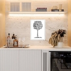 Quadro Minimalista Tipos De Vinho 45x34cm Moldura:madeira Pre