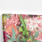 Quadro Mix De Craveiros Rosas E Frutos Canvas 120x80cm