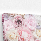 Quadro Mix De Flores E Rosas Coloridos Canvas 140x90cm