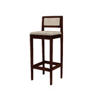 Quadro Moderno Flores Cinza E Laranja 33x24cm - Com Vidro Mol