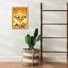 Quadro Moldura Dourada Arquétipo Riqueza Ouro Diamante 33x24c