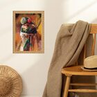 Quadro Moldura Dourada Cigana - Arte 33x24cm Acabamento:com A