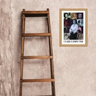 Quadro Moldura Dourada Clarisse Lispector 45x34cm Acabamento: