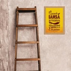 Quadro Moldura Dourada Frase Iansã 45x34cm Acabamento:com Vid