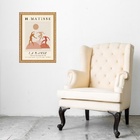 Quadro Moldura Dourada Matisse - La Danse 33x24cm Acabamento: