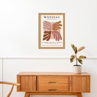 Quadro Moldura Dourada Matisse Terracota 45x34cm Acabamento:c