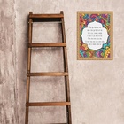 Quadro Moldura Dourada Namastê Benção 33x24cm Acabamento:com