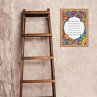 Quadro Moldura Dourada Namastê Benção 45x34cm Acabamento:com