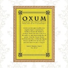 Quadro Moldura Dourada Oração Oxum 45x34cm Acabamento:com Vid