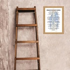 Quadro Moldura Dourada Oração Salve Rainha 24x18cm Acabamento