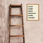 Quadro Moldura Dourada Oxóssi Frase 33x24cm Acabamento:com Vi