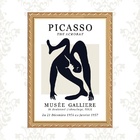 Quadro Moldura Dourada Picasso - The Acrobat 45x34cm Acabamen