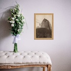 Quadro Moldura Dourada Rio De Janeiro 45x34cm Acabamento:com