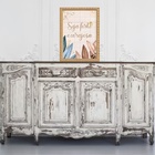 Quadro Moldura Dourada Seja Forte E Corajosa 33x24cm Acabamen