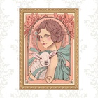 Quadro Moldura Dourada Signo Áries 33x24cm Acabamento:com Ace