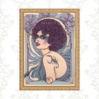 Quadro Moldura Dourada Signo Escorpião 33x24cm Acabamento:com