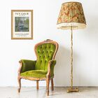 Quadro Moldura Dourada Van Gogh - Canoas 45x34cm Acabamento:c