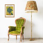 Quadro Moldura Dourada Van Gogh - Irises 45x34cm Acabamento:c