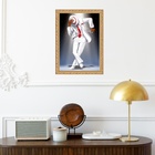 Quadro Moldura Dourada Zé Pilintra 45x34cm Acabamento:com Ace