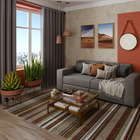 Quadro Montanha II Marrom 50x80cm Inspire