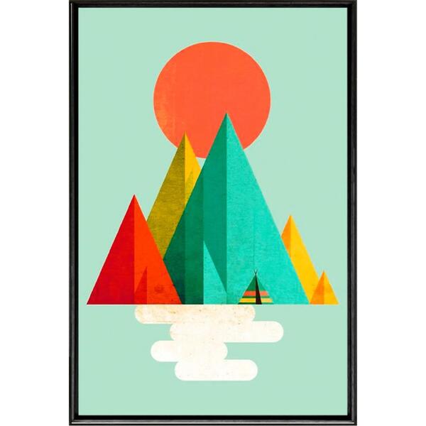 Quadro Montanhas Vista 70x50- Casa Da Moldura