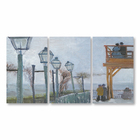 Quadro Montmartre Van Gogh Arte Canvas 125x65cm